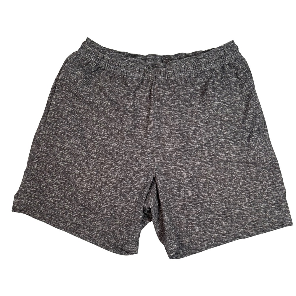Chubbies Sport Shorts Mens Small Gray Space Dye 5.5" Stretch Gym Running Workout
